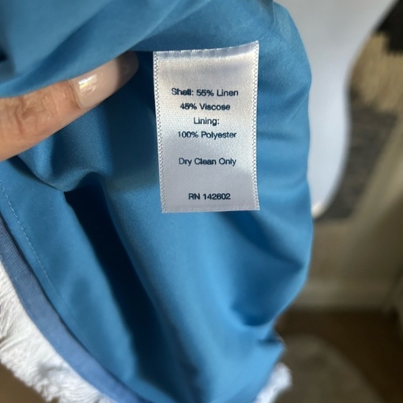 Sail to Sable blue fringe shirt dress NWT size 2 - Picture 7 of 7